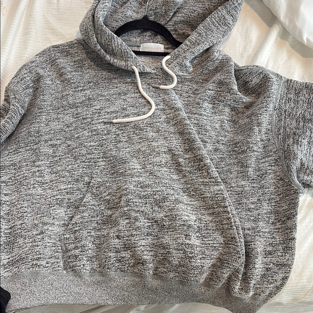 John Elliott Gray Cozy Pullover Sweater